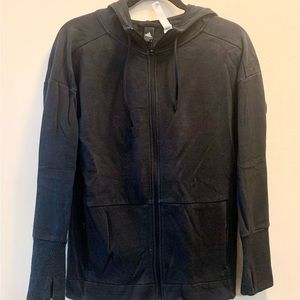 Adidas Women’s Black Athletic Zip up Sweatshirt Hoodie XS